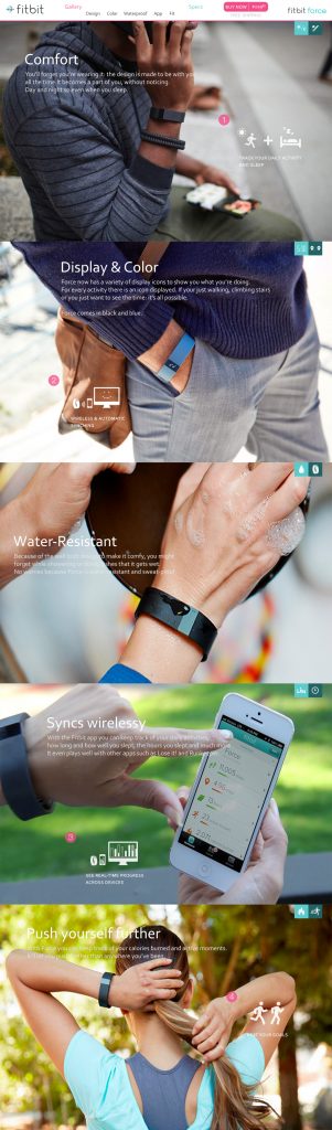 Promo Website Fitbit